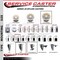Service Caster 5'' Nylon Swivel 1'' Expanding Stem Caster Set with Brake, 4PK SCC-EX20S514-NYS-TLB-1-4 - alternate 4